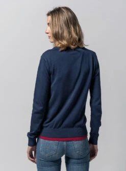 Cardigan 3 Pack -Stoff Punkt Verkaufsgeschäft 6Women Cardigan blue back