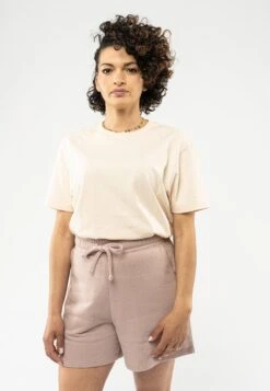 French Terry Shorts AARANY -Stoff Punkt Verkaufsgeschäft Aarany rose 03