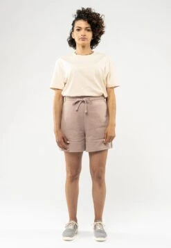 French Terry Shorts AARANY -Stoff Punkt Verkaufsgeschäft Aarany rose 04