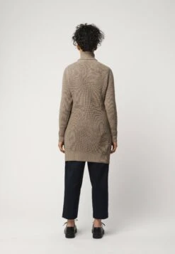 Rippstrick Rollkragenkleid ABAZIN -Stoff Punkt Verkaufsgeschäft Abazin Knit Dress hazel blend 03