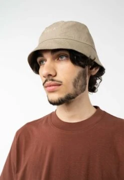 Bucket Hat AFTAB -Stoff Punkt Verkaufsgeschäft Aftab Buckethat taupe Men 01
