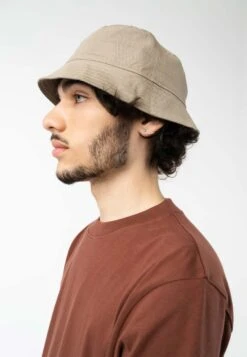 Bucket Hat AFTAB -Stoff Punkt Verkaufsgeschäft Aftab Buckethat taupe Men 02