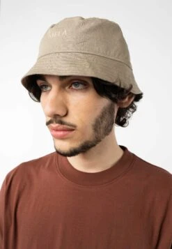Bucket Hat AFTAB -Stoff Punkt Verkaufsgeschäft Aftab Buckethat taupe Men 03