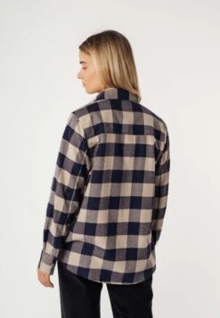 Flanell Shirt AKHELA -Stoff Punkt Verkaufsgeschäft Akhela Flannel Shirt navy check 03