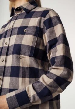 Flanell Shirt AKHELA -Stoff Punkt Verkaufsgeschäft Akhela Flannel Shirt navy check 06