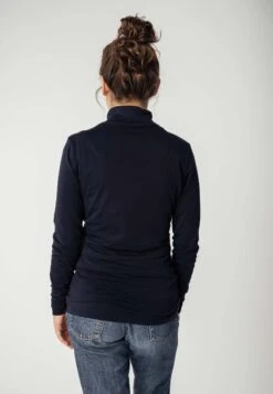 Turtleneck Shirt ANCHAL -Stoff Punkt Verkaufsgeschäft Anchal Turtleneck Shirt navy 03