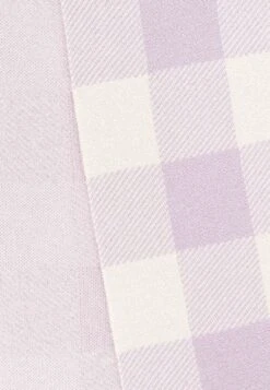 Jacquard Rippstrick Schal ASMEE -Stoff Punkt Verkaufsgeschäft Asmee Jacquard Knit Scarf lilac cream check 02