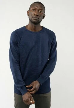 Strickpullover 2 Pack -Stoff Punkt Verkaufsgeschäft Basic Men Knit Jumper blue 01