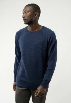 Strickpullover 2 Pack -Stoff Punkt Verkaufsgeschäft Basic Men Knit Jumper blue 02