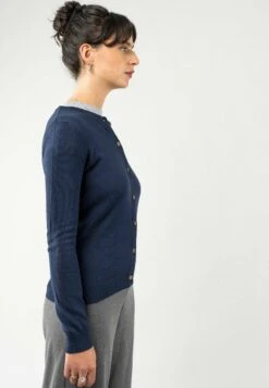 Cardigan 2 Pack 12 Cardigan 2 Pack -Stoff Punkt Verkaufsgeschäft Basic Women Cardigan blue 02