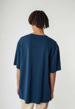 T-Shirt Schwer BHAJAN -Stoff Punkt Verkaufsgeschäft Bhajan Schweres T Shirt dark blue 03