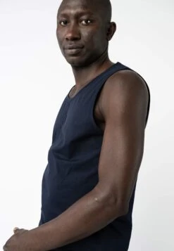 Tank Top CHETAN -Stoff Punkt Verkaufsgeschäft Chetan Tanktop navy 05