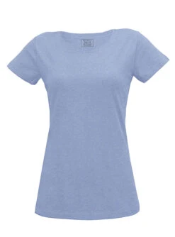 T-Shirt 3 Pack Damen -Stoff Punkt Verkaufsgeschäft Damen Tshirt blue front