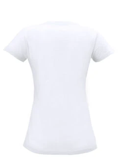 T-Shirt 5 Pack Damen -Stoff Punkt Verkaufsgeschäft Damen Tshirt white back