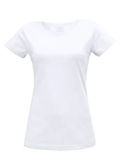 T-Shirt 3 Pack Damen -Stoff Punkt Verkaufsgeschäft Damen Tshirt white front