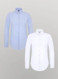 Bluse 2 Pack -Stoff Punkt Verkaufsgeschäft Hemden Damen 2er bw