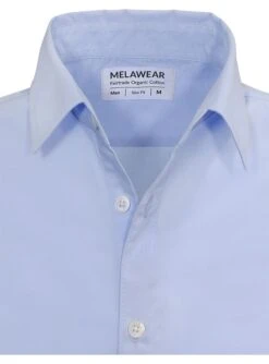 Hemd 3 Pack 31 Hemd 3 Pack -Stoff Punkt Verkaufsgeschäft Herren Hemden blau detail 1