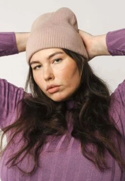 Strickmütze KALI Bundle -Stoff Punkt Verkaufsgeschäft Kali Beanie Woman rose 01