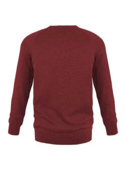Strickpullover Basic -Stoff Punkt Verkaufsgeschäft Knit Pullover Men burgundy 1