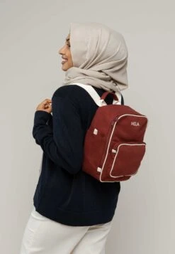 Rucksack MELA II Mini -Stoff Punkt Verkaufsgeschäft MELA II mini burgundy 3