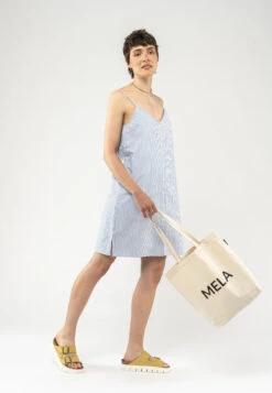 Totebag Basic -Stoff Punkt Verkaufsgeschäft MELA tote 02