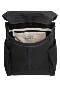 Rucksack MELA X Dariadéh -Stoff Punkt Verkaufsgeschäft MELAxdariadeh black packshot 6