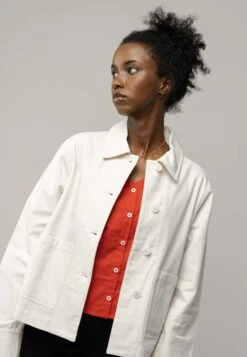 Workwear Twill-Jacke MAALAI -Stoff Punkt Verkaufsgeschäft Maalai cream 2