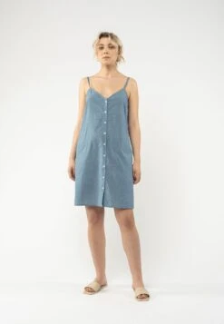 Trägerkleid Mit Knopfleiste MAJANDRA