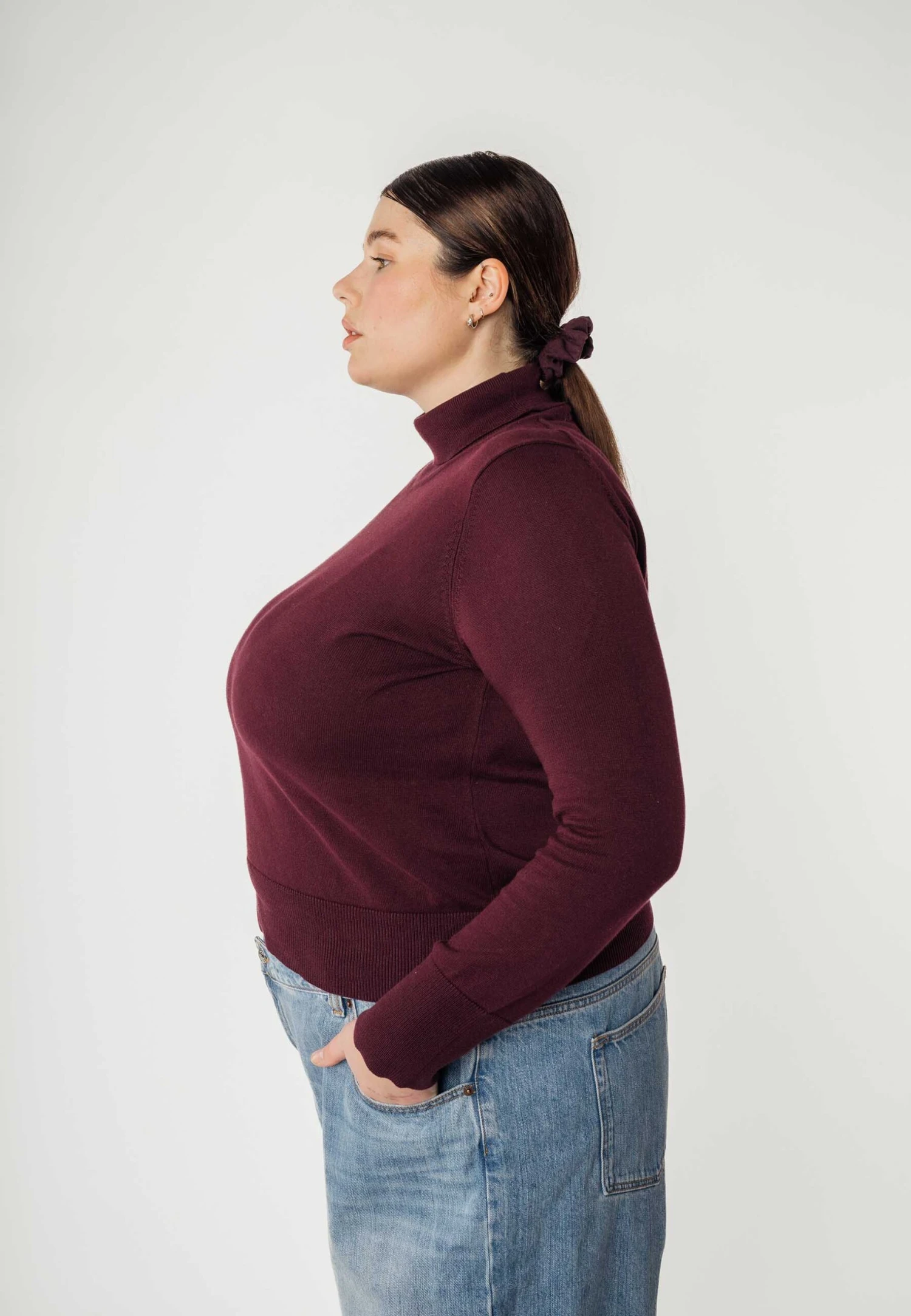 Damen Feinstrick Rollkragenpullover MAYURA 2 Damen Feinstrick Rollkragenpullover MAYURA – Bild 2