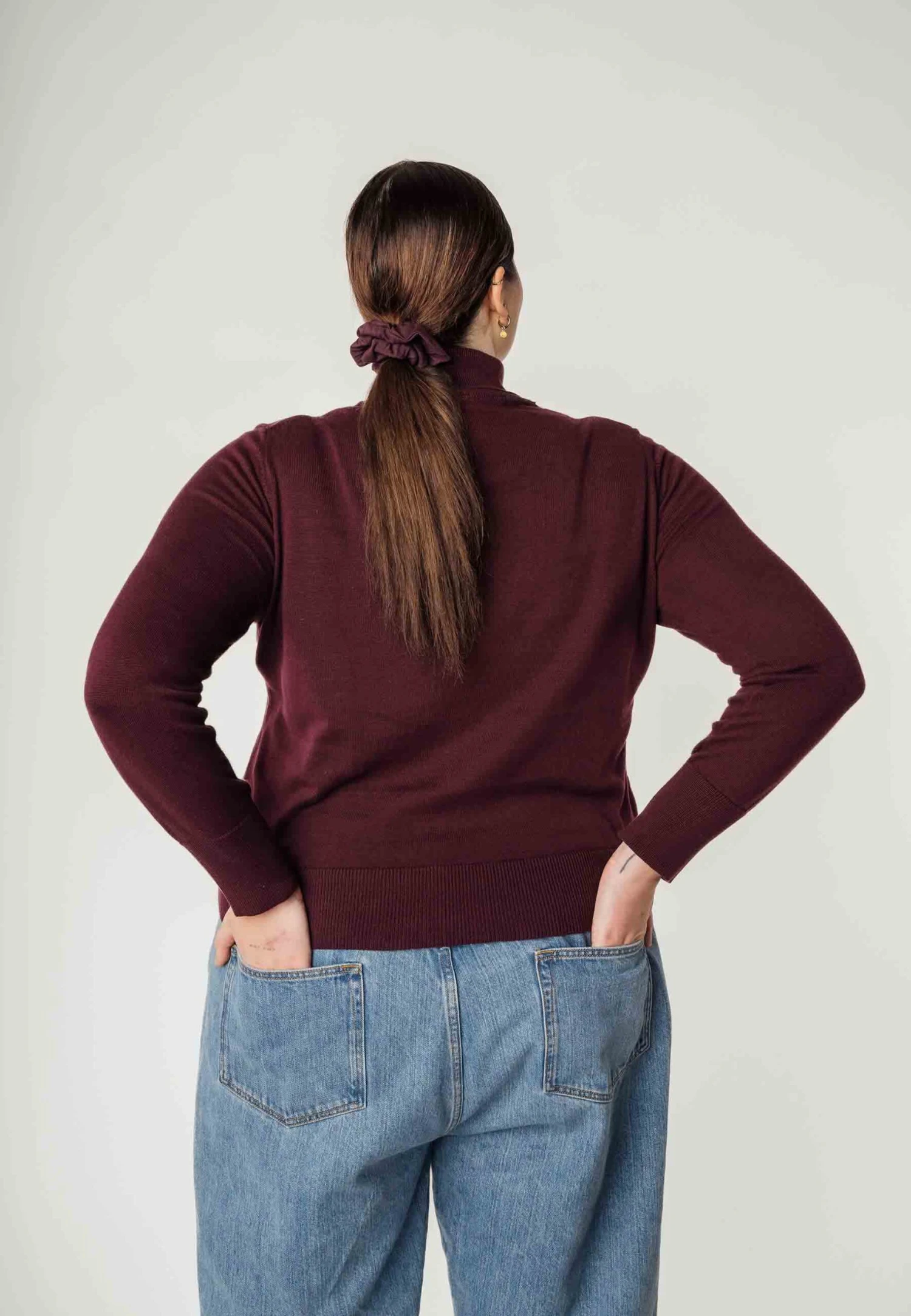 Damen Feinstrick Rollkragenpullover MAYURA 3 Damen Feinstrick Rollkragenpullover MAYURA – Bild 3