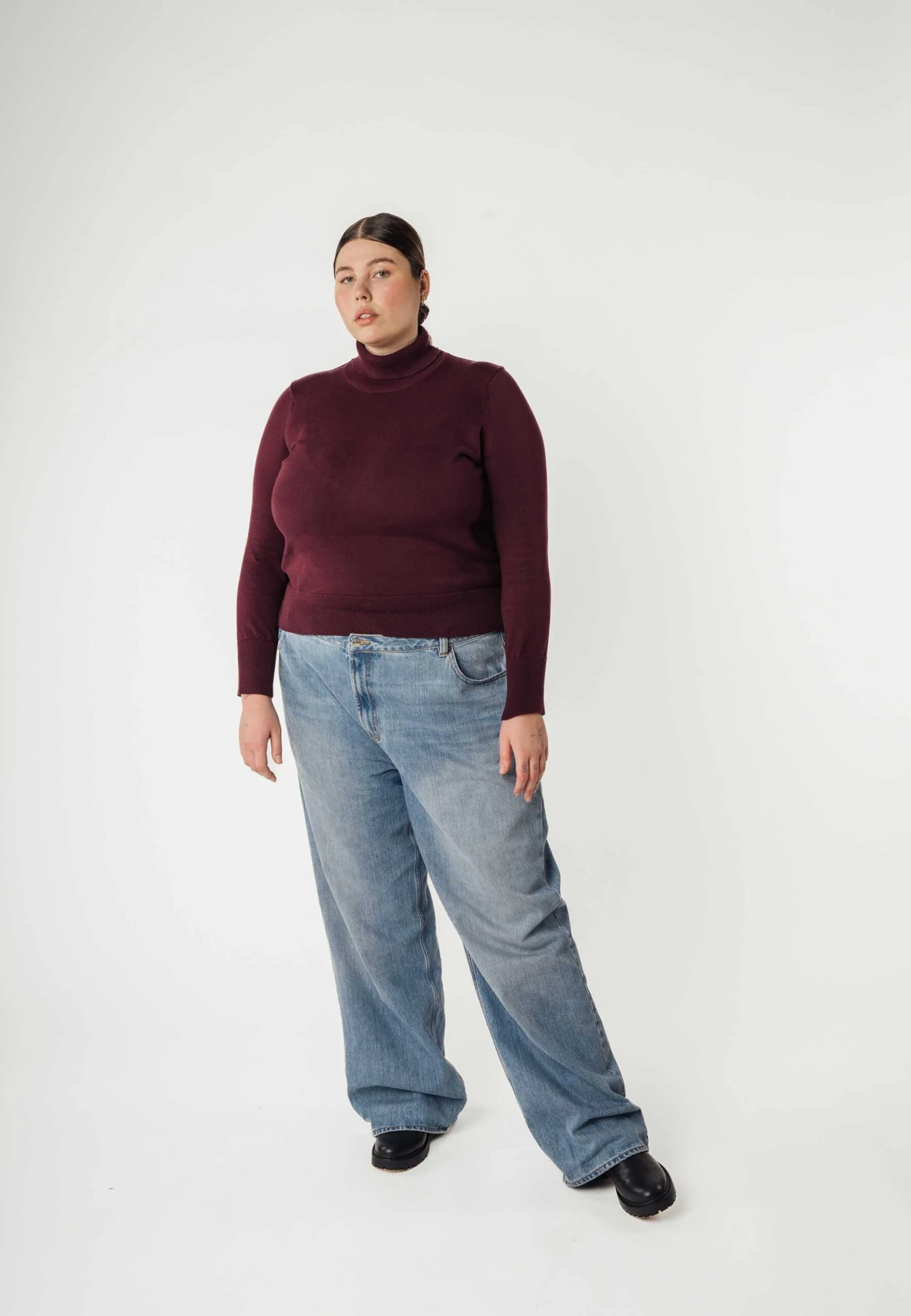 Damen Feinstrick Rollkragenpullover MAYURA 4 Damen Feinstrick Rollkragenpullover MAYURA – Bild 4