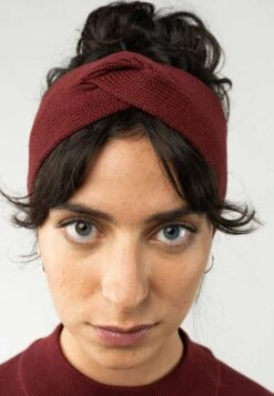 Stirnband MEENA 7 Stirnband MEENA -Stoff Punkt Verkaufsgeschäft Meena Women headband burgundy red 03