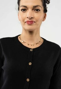 Cardigan 3 Pack -Stoff Punkt Verkaufsgeschäft NOS Basic Cardigan black 04