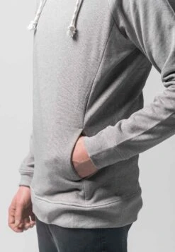 Hoodie Basic Herren -Stoff Punkt Verkaufsgeschäft NOS Hoodie grey 2 1