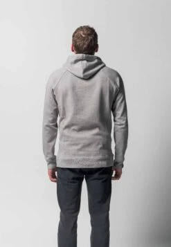 Hoodie Basic Herren -Stoff Punkt Verkaufsgeschäft NOS Hoodie grey 4