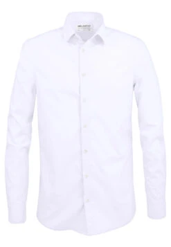 Herren Hemd Basic -Stoff Punkt Verkaufsgeschäft NOS shirt white 3