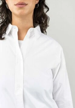 Klassische Bluse NAINA Bundle -Stoff Punkt Verkaufsgeschäft Naina Women Blouse white 05 1