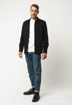 Overshirt PRAN -Stoff Punkt Verkaufsgeschäft Pran Overshirt black 04