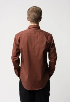 Overshirt PRAN -Stoff Punkt Verkaufsgeschäft Pran Overshirt mahogany 03