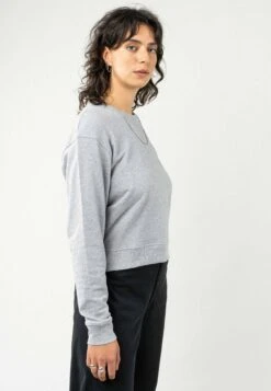 Sweatshirt RATI Bundle -Stoff Punkt Verkaufsgeschäft Rati Women Sweater grey blend 02