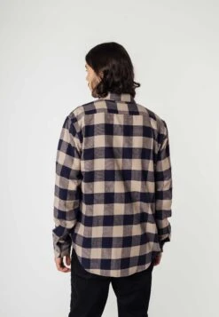 Flanell Shirt SAHEL -Stoff Punkt Verkaufsgeschäft Sahel Flannel Shirt navy check 04