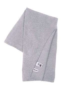 Strickschal -Stoff Punkt Verkaufsgeschäft Scarf grey packshot 2