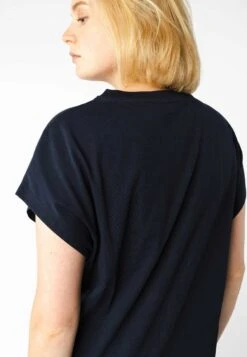 T-Shirt Kleid SUNEA -Stoff Punkt Verkaufsgeschäft Sunea T Shirt Dress navy 05