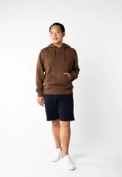 Hoodie TICAN -Stoff Punkt Verkaufsgeschäft Tican Hoodie brown 04