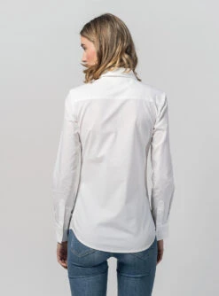 Bluse 2 Pack -Stoff Punkt Verkaufsgeschäft Women Bluse weiss back