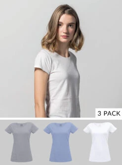 T-Shirt 3 Pack Damen